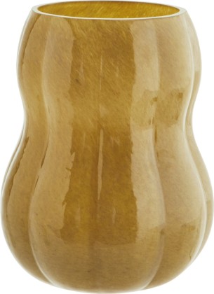 Vase en verre - Miel