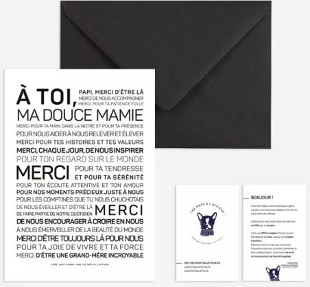 Carte - A notre mamie
