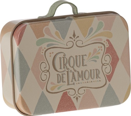 Petite valise en métal - Cirque