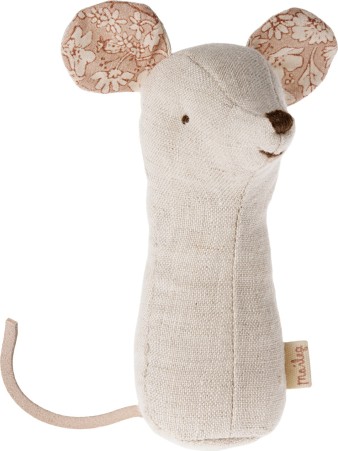 Hochet souris - Blanc