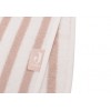 Poncho de bain - Rayé rose et blanc
