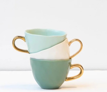 Tasse en porcelaine grand modèle - Jade