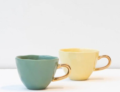 Tasse en porcelaine grand modèle - Jade