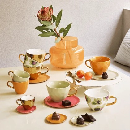 Tasse en porcelaine grand modèle - Vert pâle
