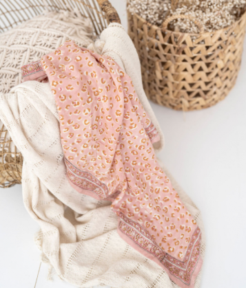 Grand foulard - Bengal Blush