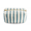 Trousse de toilette Vic éponge - Rayures bleues