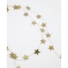 Guirlande d'étoiles - Doré 150cm