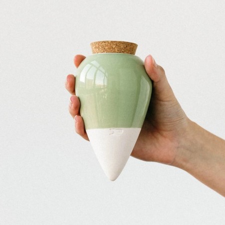 Olla Pepin - Vert et blanc