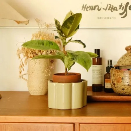 Pot autonome Paula - Vert sauge