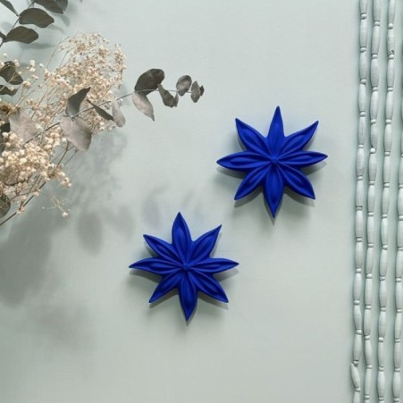 Fleur de badiane Janis - Bleu outremer