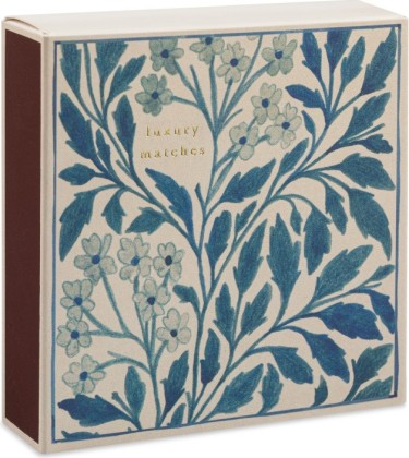 Boîte d'allumettes - Blue floral