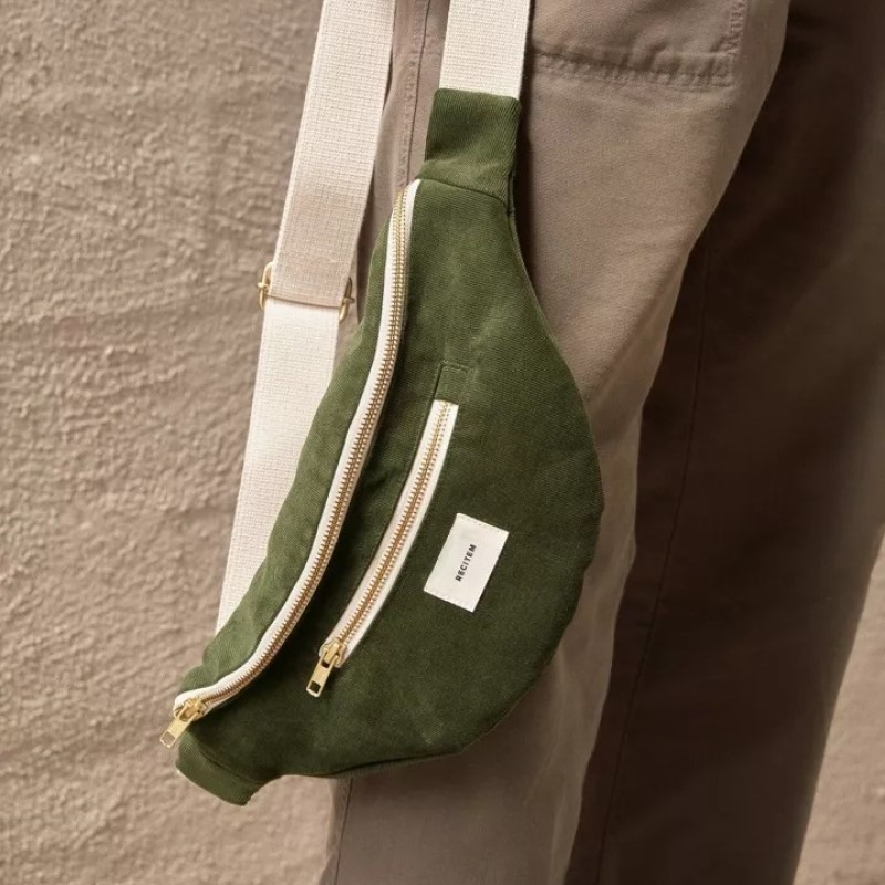 Sac banane en velours fin - Iria
