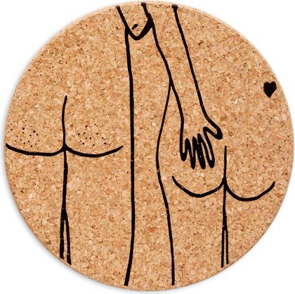 Dessous de plat - Nu de dos