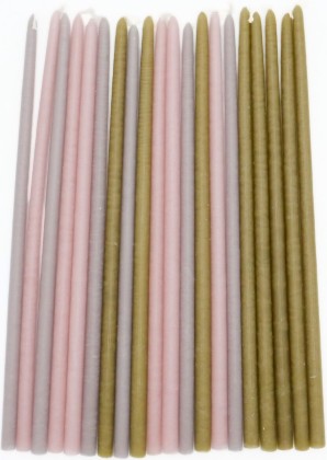 Coffret 20 bougies fines - Victoria Blossom