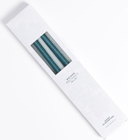 Coffret 10 bougies fines - Original bleu