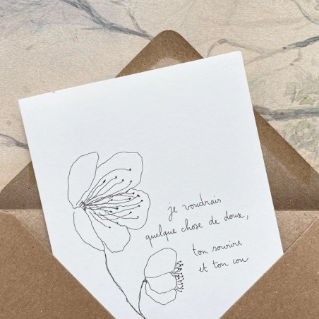 Carte double - Ton sourire