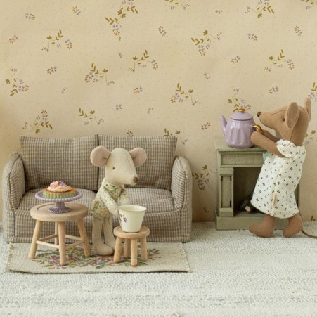 Canapé Maileg - Mini carreaux