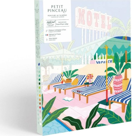Kit de peinture au numéro - The motel pool