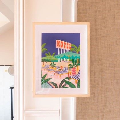 Kit de peinture au numéro - The motel pool