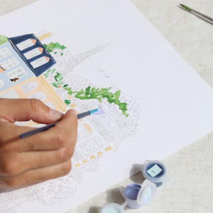 Kit de peinture au numéro - Paris