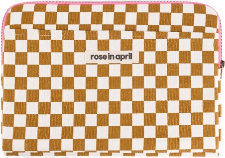 Housse ordinateur Octave - Damier caramel