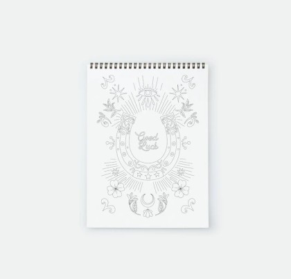 Carnet de coloriage -  Exotic bathtub