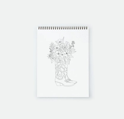 Carnet de coloriage -  Exotic bathtub