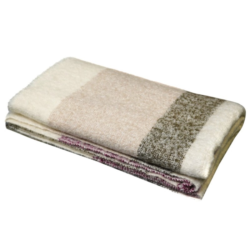 Plaid Calypso - Framboise