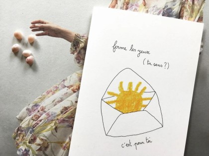 Carte double - Soleil