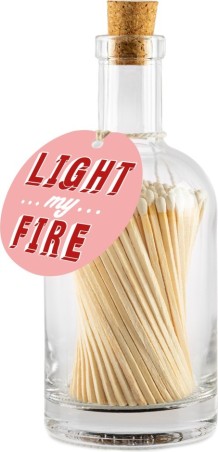 Bouteille d'allumettes - Light my fire