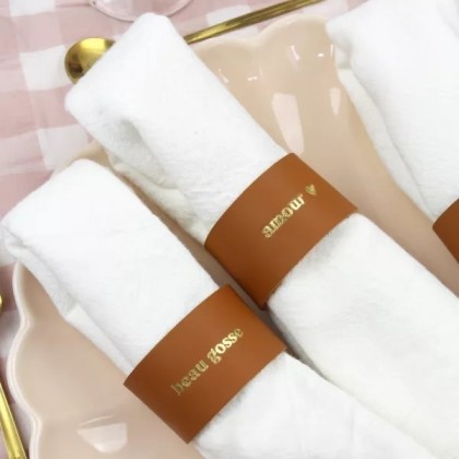 Rond de serviette - Amour