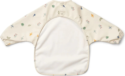 Bavoir Tablier Merle - Aviateur / Ecru 