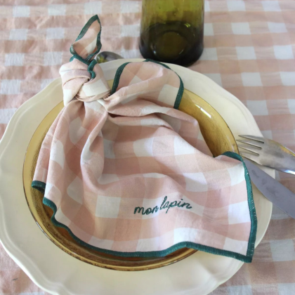 Serviette Macaron - Mon lapin