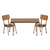 Ensemble de table et chaises - Dark Powder