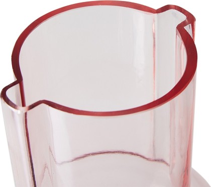 Vase en verre - Rose