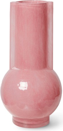 Vase en verre - Rose