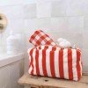 Trousse de toilette Vic éponge - Rayures rouges