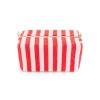 Trousse de toilette Vic éponge - Rayures rouges