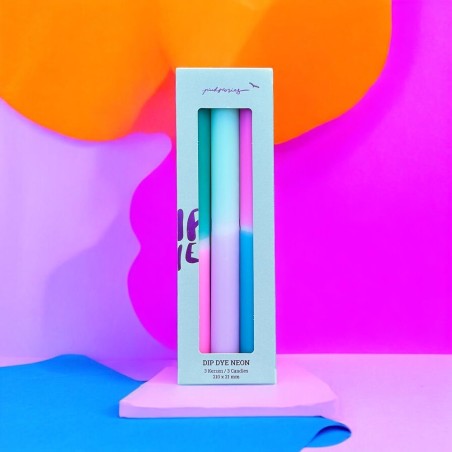 Set de 3 bougies - Pineapple Blue