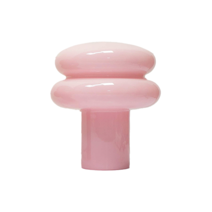 Lampe en verre Pauline - Rose