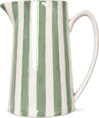 Pichet à rayures - Vert
