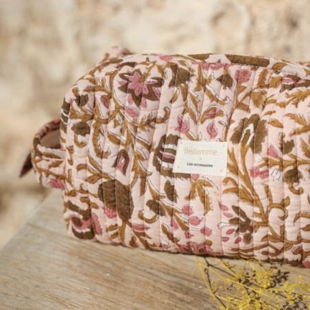 Trousse de Toilette petit format - Mina Rose Poudre