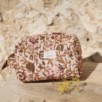 Trousse de Toilette petit format - Mina Rose Poudre