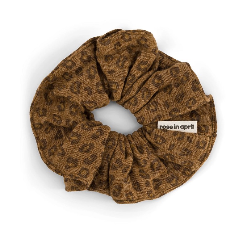 Chouchou mini léopard - Cumin