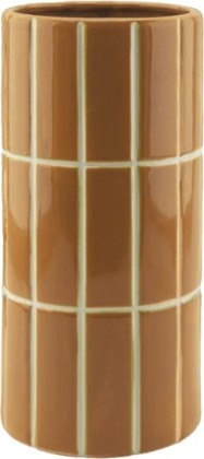 Vase carrelage ocre