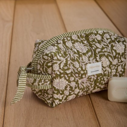 Trousse de toilette petit format - Anjali kaki