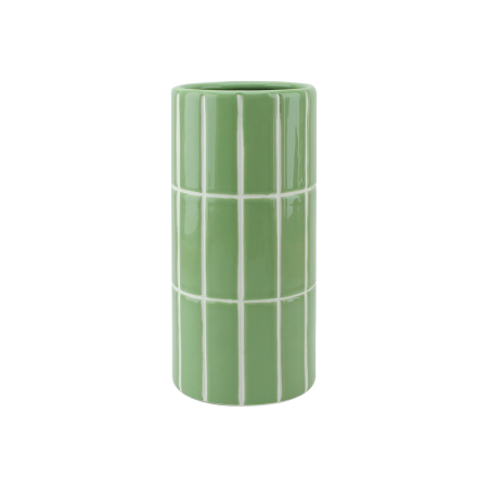 Vase carrelage - Vert matcha