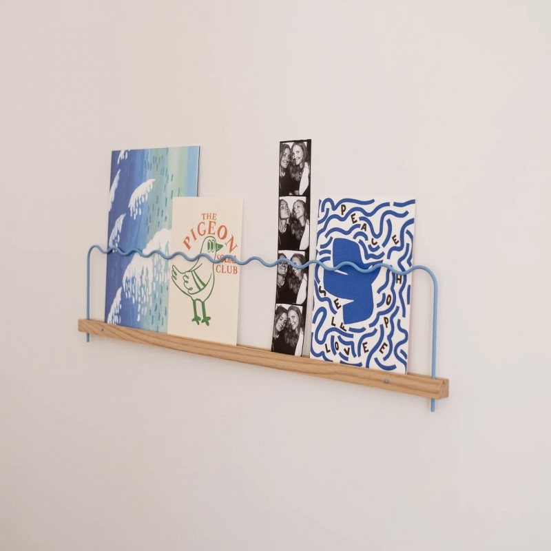 Etagère Super-Poses Onde - Bleu - Moyen Modèle