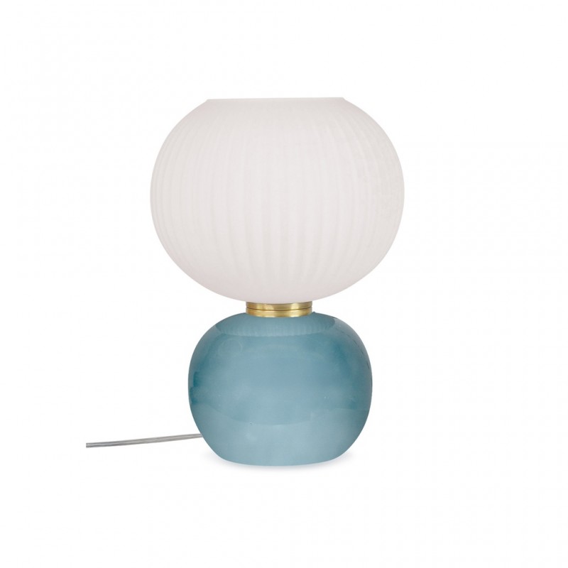 Lampe Boule - Bleu givré