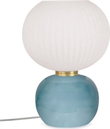 Lampe Boule - Bleu givré